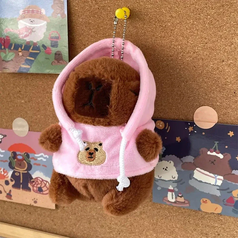 Cute Capybara Plush Toy Hoodie – Small Winged Stuffed Doll for Kids - Image 37