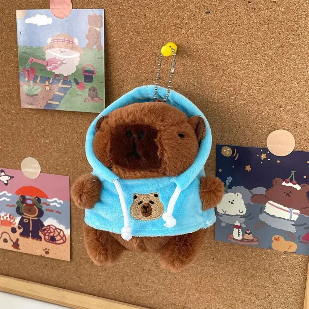 Cute Capybara Plush Toy Hoodie – Small Winged Stuffed Doll for Kids - Image 38