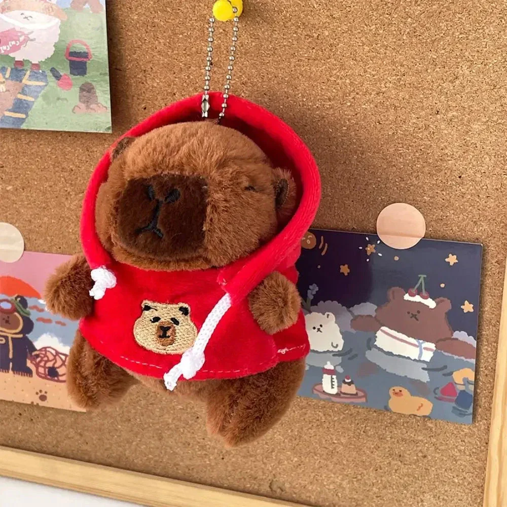 Cute Capybara Plush Toy Hoodie – Small Winged Stuffed Doll for Kids - Image 42