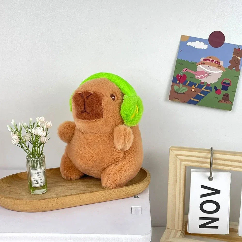 Cute Capybara Plush Toy Hoodie – Small Winged Stuffed Doll for Kids - Image 43