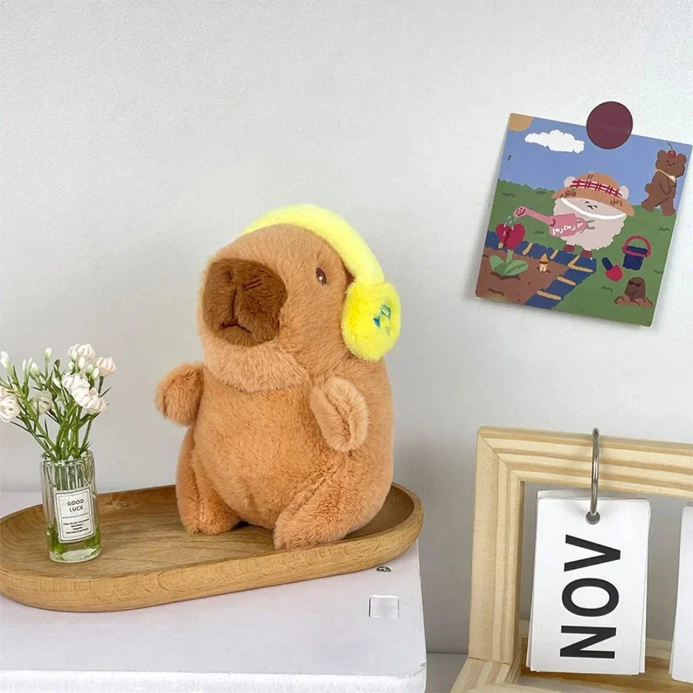 Cute Capybara Plush Toy Hoodie – Small Winged Stuffed Doll for Kids - Image 46