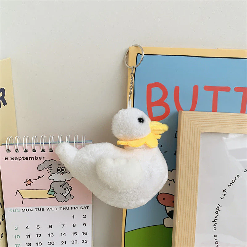 Cute Cole Duck Plush Toy Creative Yellow Little Duck Keychain Small Pendant Doll - Image 7