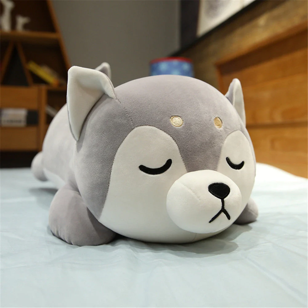 Cute Down Cotton Husky Plush Toys Chai Dog Doll - Image 6