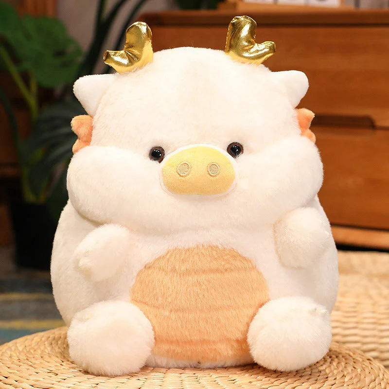 Cute Dragon Pig Doll Plush Toy Sleeping Pillow - Image 4
