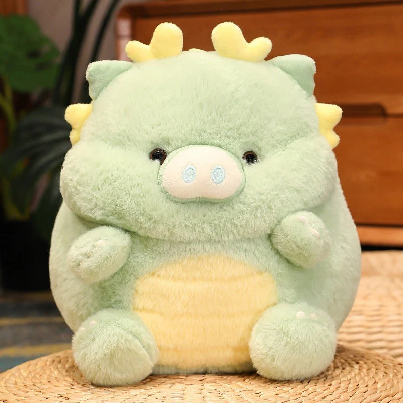 Cute Dragon Pig Doll Plush Toy Sleeping Pillow - Image 6
