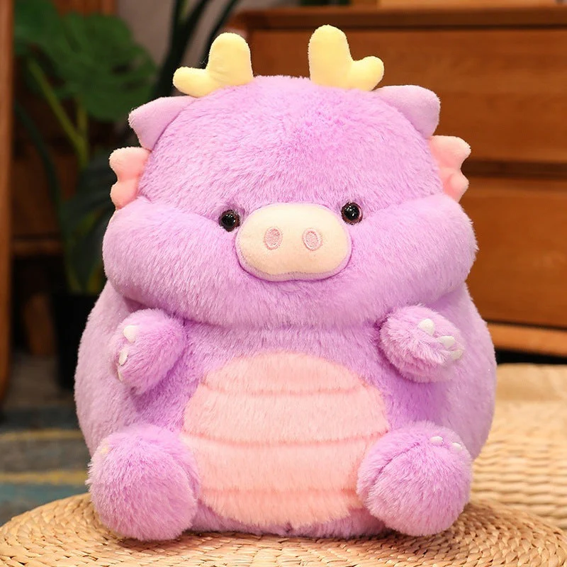 Cute Dragon Pig Doll Plush Toy Sleeping Pillow - Image 7