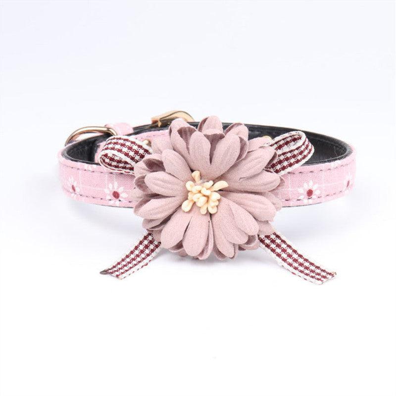 Cute Flower Dog Collar Bow Tie - Image 4
