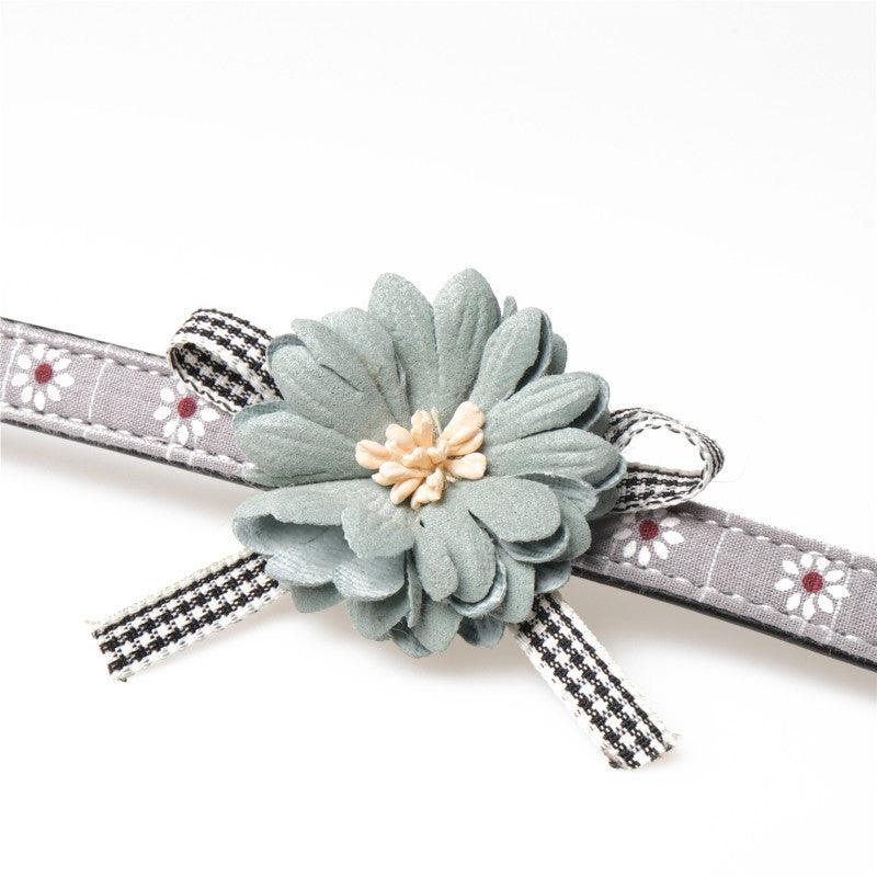 Cute Flower Dog Collar Bow Tie - Image 6