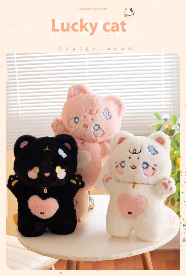 Cute Fortune Cat Doll Children's Pillow Plush Toy - Image 7