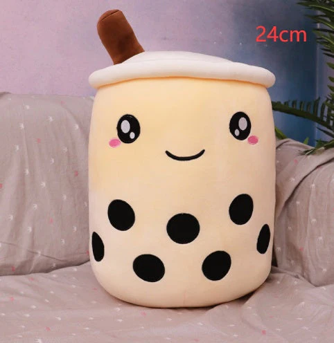 Cute Fruit Drink Plush Stuffed Soft Strawberry Milk Tea Plush Boba Tea Cup Toy Bubble Tea Pillow Cushion Kids Gift - Image 13