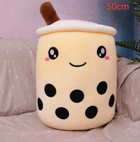 Cute Fruit Drink Plush Stuffed Soft Strawberry Milk Tea Plush Boba Tea Cup Toy Bubble Tea Pillow Cushion Kids Gift - Image 15