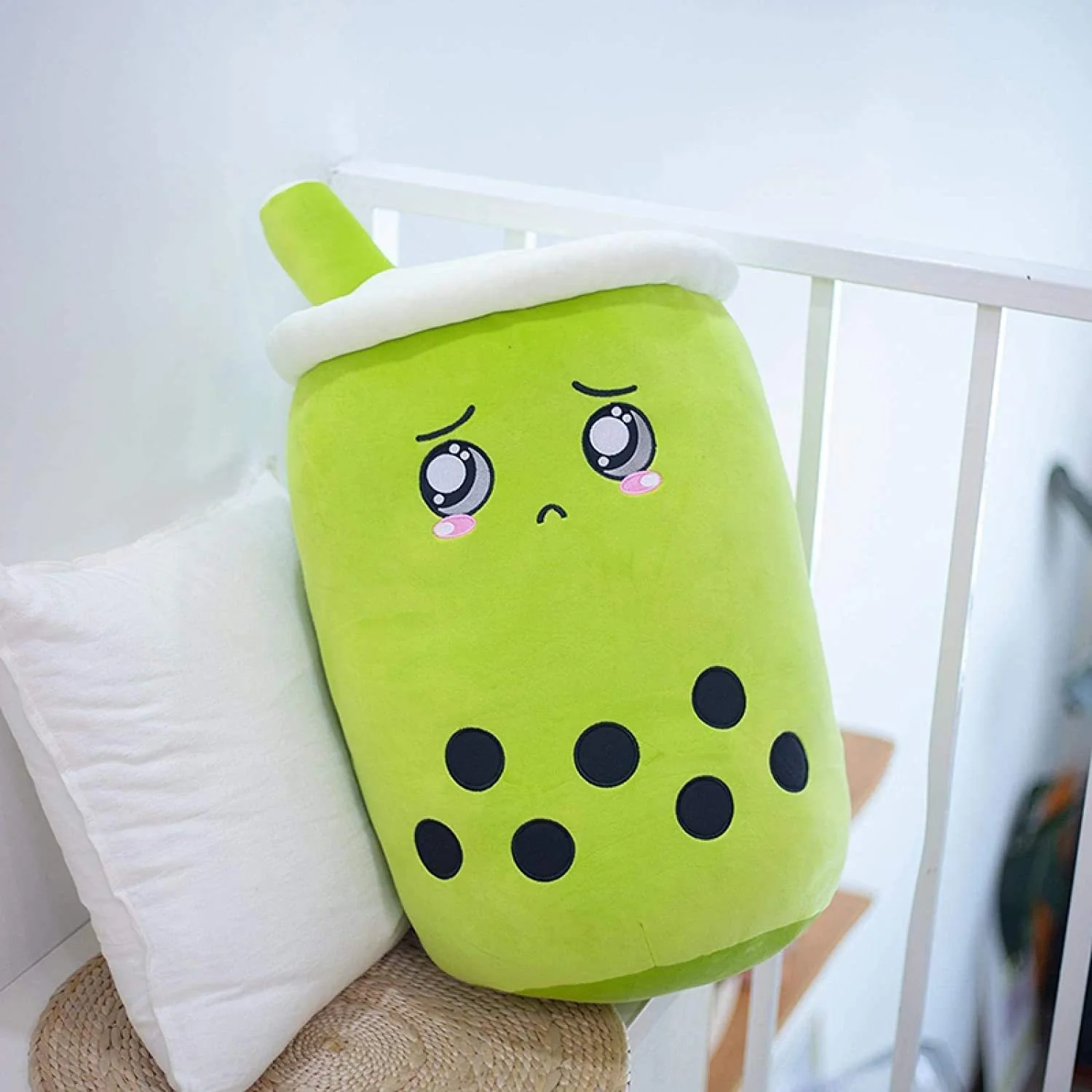 Cute Fruit Drink Plush Stuffed Soft Strawberry Milk Tea Plush Boba Tea Cup Toy Bubble Tea Pillow Cushion Kids Gift - Image 17