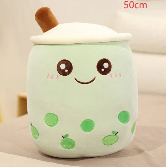 Cute Fruit Drink Plush Stuffed Soft Strawberry Milk Tea Plush Boba Tea Cup Toy Bubble Tea Pillow Cushion Kids Gift - Image 18