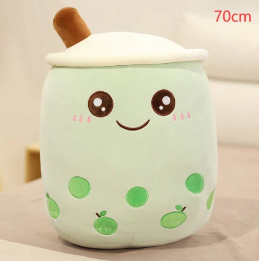 Cute Fruit Drink Plush Stuffed Soft Strawberry Milk Tea Plush Boba Tea Cup Toy Bubble Tea Pillow Cushion Kids Gift - Image 19