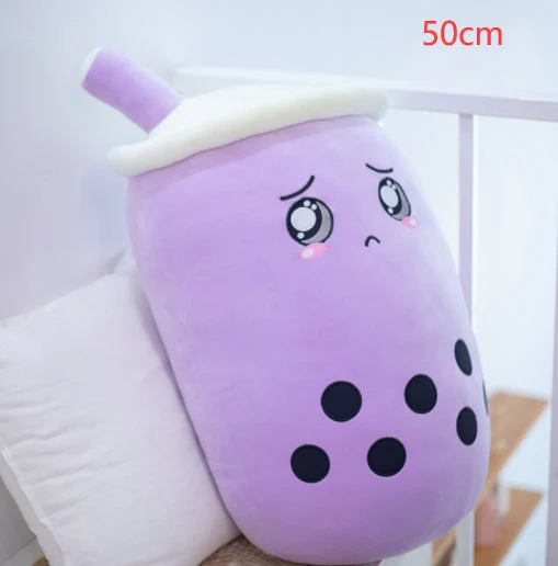 Cute Fruit Drink Plush Stuffed Soft Strawberry Milk Tea Plush Boba Tea Cup Toy Bubble Tea Pillow Cushion Kids Gift - Image 20