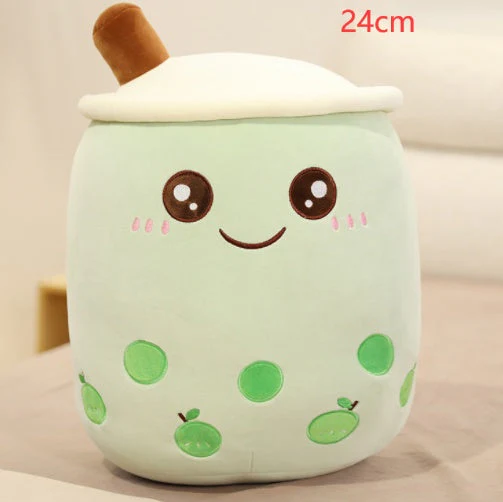 Cute Fruit Drink Plush Stuffed Soft Strawberry Milk Tea Plush Boba Tea Cup Toy Bubble Tea Pillow Cushion Kids Gift - Image 21