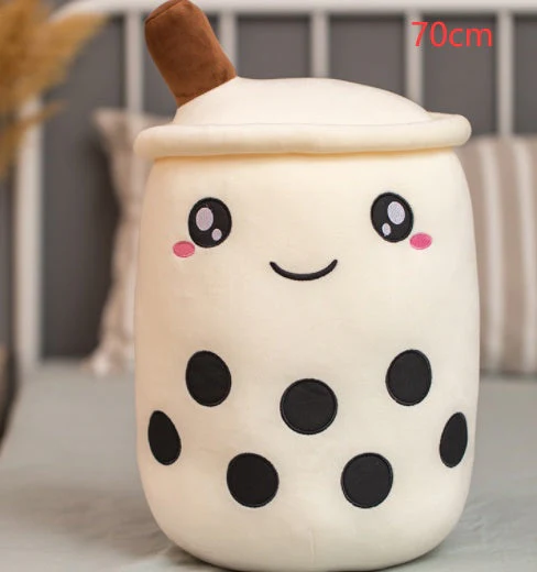 Cute Fruit Drink Plush Stuffed Soft Strawberry Milk Tea Plush Boba Tea Cup Toy Bubble Tea Pillow Cushion Kids Gift - Image 23