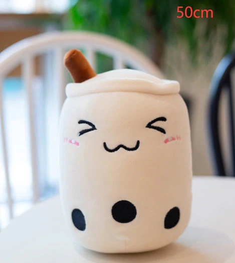 Cute Fruit Drink Plush Stuffed Soft Strawberry Milk Tea Plush Boba Tea Cup Toy Bubble Tea Pillow Cushion Kids Gift - Image 24