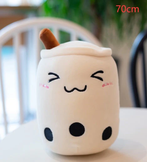 Cute Fruit Drink Plush Stuffed Soft Strawberry Milk Tea Plush Boba Tea Cup Toy Bubble Tea Pillow Cushion Kids Gift - Image 26