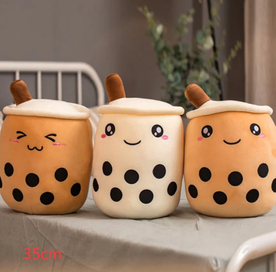 Cute Fruit Drink Plush Stuffed Soft Strawberry Milk Tea Plush Boba Tea Cup Toy Bubble Tea Pillow Cushion Kids Gift - Image 27