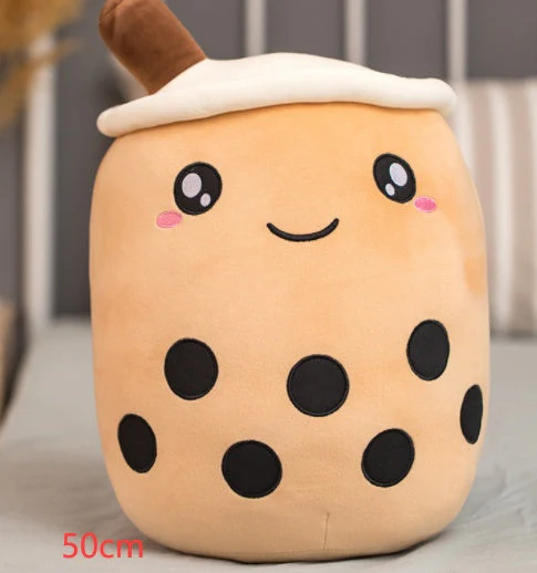 Cute Fruit Drink Plush Stuffed Soft Strawberry Milk Tea Plush Boba Tea Cup Toy Bubble Tea Pillow Cushion Kids Gift - Image 28