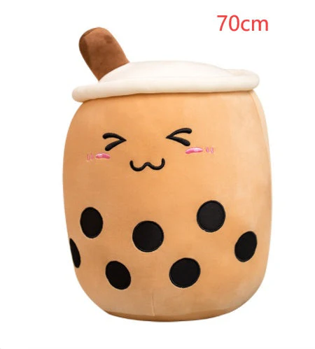 Cute Fruit Drink Plush Stuffed Soft Strawberry Milk Tea Plush Boba Tea Cup Toy Bubble Tea Pillow Cushion Kids Gift - Image 30