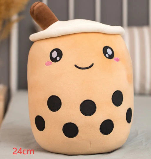 Cute Fruit Drink Plush Stuffed Soft Strawberry Milk Tea Plush Boba Tea Cup Toy Bubble Tea Pillow Cushion Kids Gift - Image 31
