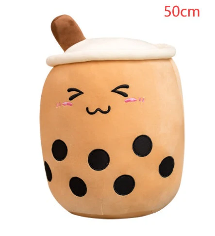 Cute Fruit Drink Plush Stuffed Soft Strawberry Milk Tea Plush Boba Tea Cup Toy Bubble Tea Pillow Cushion Kids Gift - Image 32