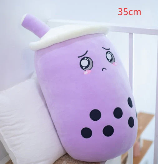 Cute Fruit Drink Plush Stuffed Soft Strawberry Milk Tea Plush Boba Tea Cup Toy Bubble Tea Pillow Cushion Kids Gift - Image 33