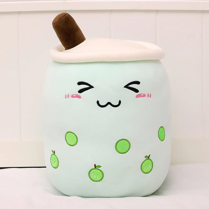 Cute Fruit Drink Plush Stuffed Soft Strawberry Milk Tea Plush Boba Tea Cup Toy Bubble Tea Pillow Cushion Kids Gift - Image 36