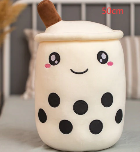 Cute Fruit Drink Plush Stuffed Soft Strawberry Milk Tea Plush Boba Tea Cup Toy Bubble Tea Pillow Cushion Kids Gift - Image 41