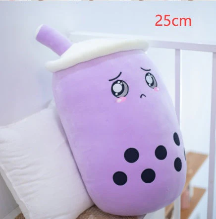 Cute Fruit Drink Plush Stuffed Soft Strawberry Milk Tea Plush Boba Tea Cup Toy Bubble Tea Pillow Cushion Kids Gift - Image 42