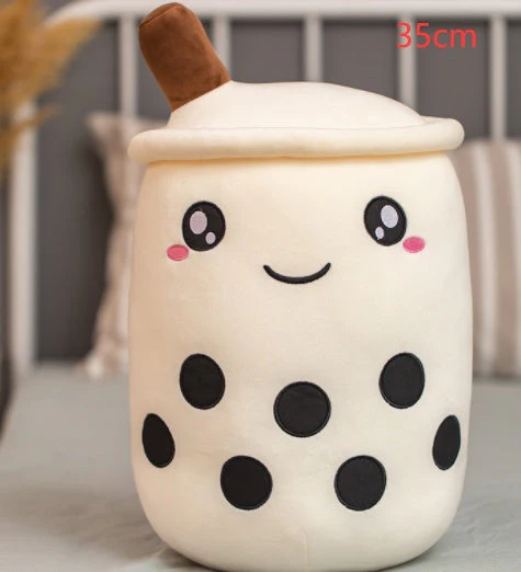 Cute Fruit Drink Plush Stuffed Soft Strawberry Milk Tea Plush Boba Tea Cup Toy Bubble Tea Pillow Cushion Kids Gift - Image 43