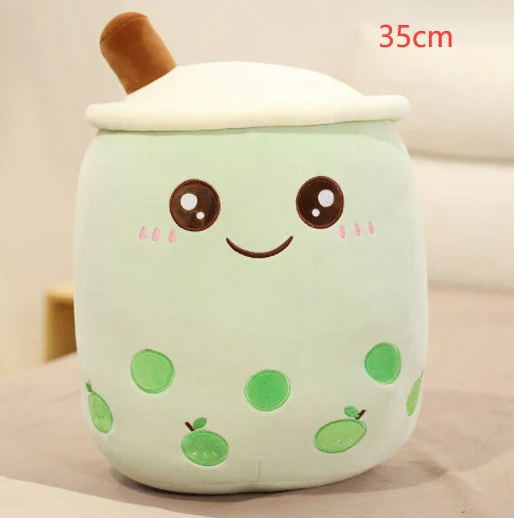 Cute Fruit Drink Plush Stuffed Soft Strawberry Milk Tea Plush Boba Tea Cup Toy Bubble Tea Pillow Cushion Kids Gift - Image 49