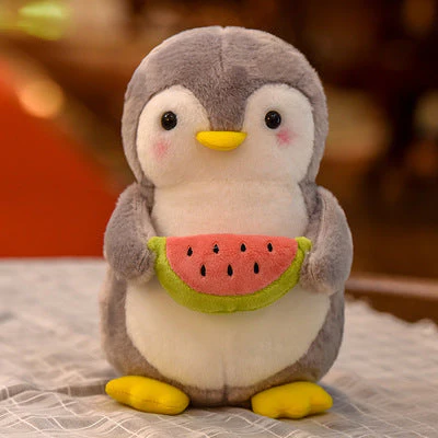 Cute Fruit Penguin Plush Toy Doll Ragdoll Birthday Gift - Image 3