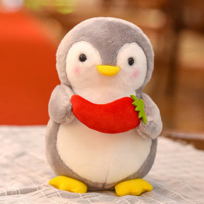 Cute Fruit Penguin Plush Toy Doll Ragdoll Birthday Gift - Image 5