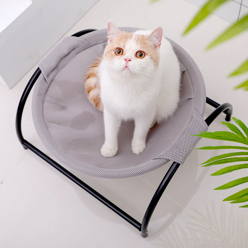 Cute Lounger Cat Bed with Stand - Image 2