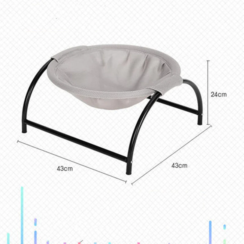 Cute Lounger Cat Bed with Stand - Image 4