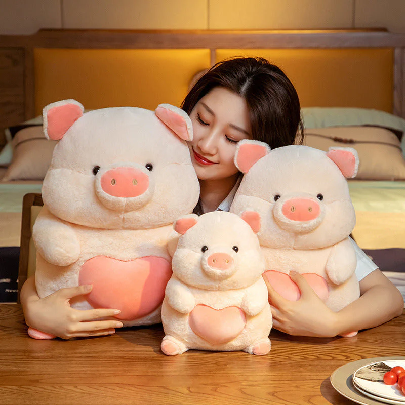 Cute Love Piggy Doll Plush Toy Room Decoration - Image 2