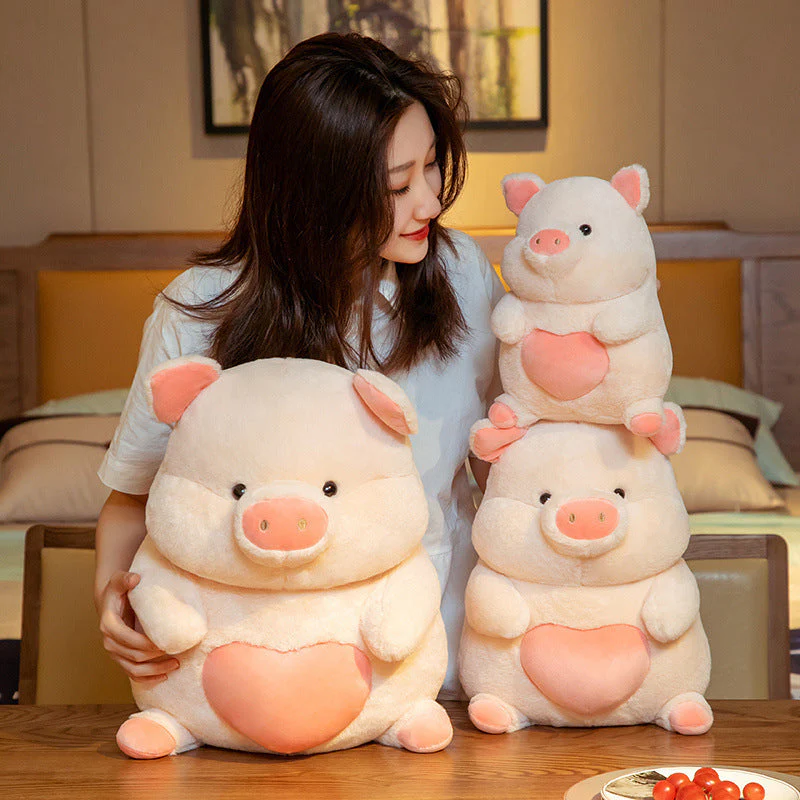 Cute Love Piggy Doll Plush Toy Room Decoration - Image 4