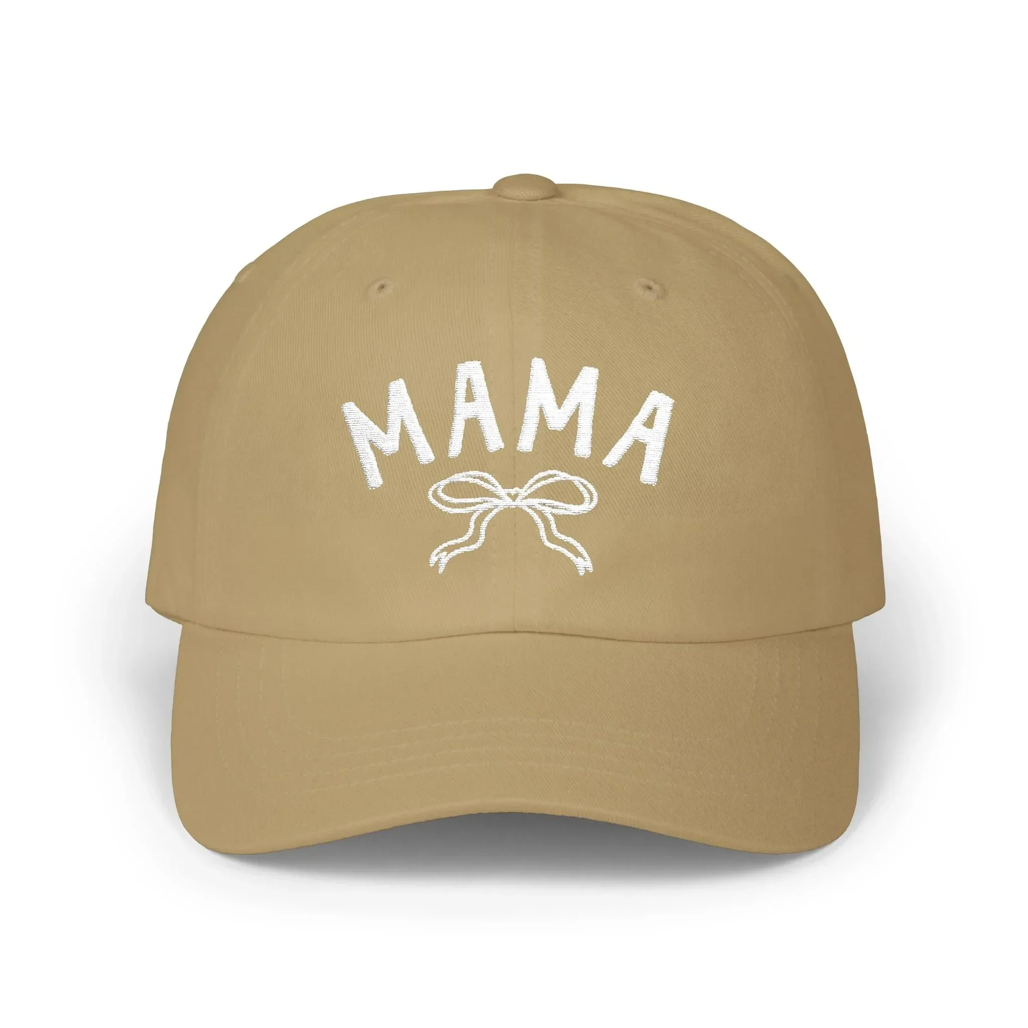 Cute Mama Embroidered Hat with Bow - Image 2
