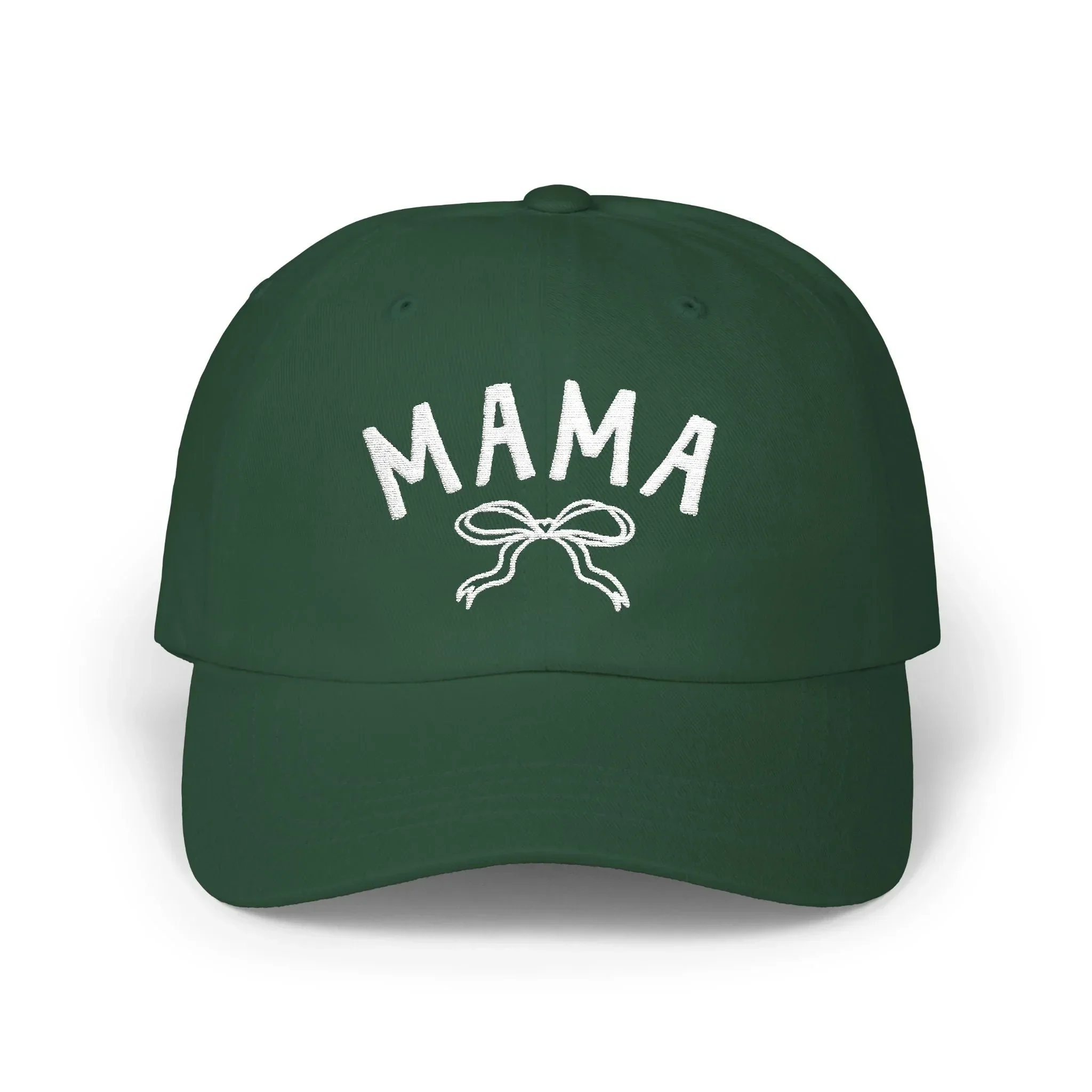 Cute Mama Embroidered Hat with Bow - Image 3