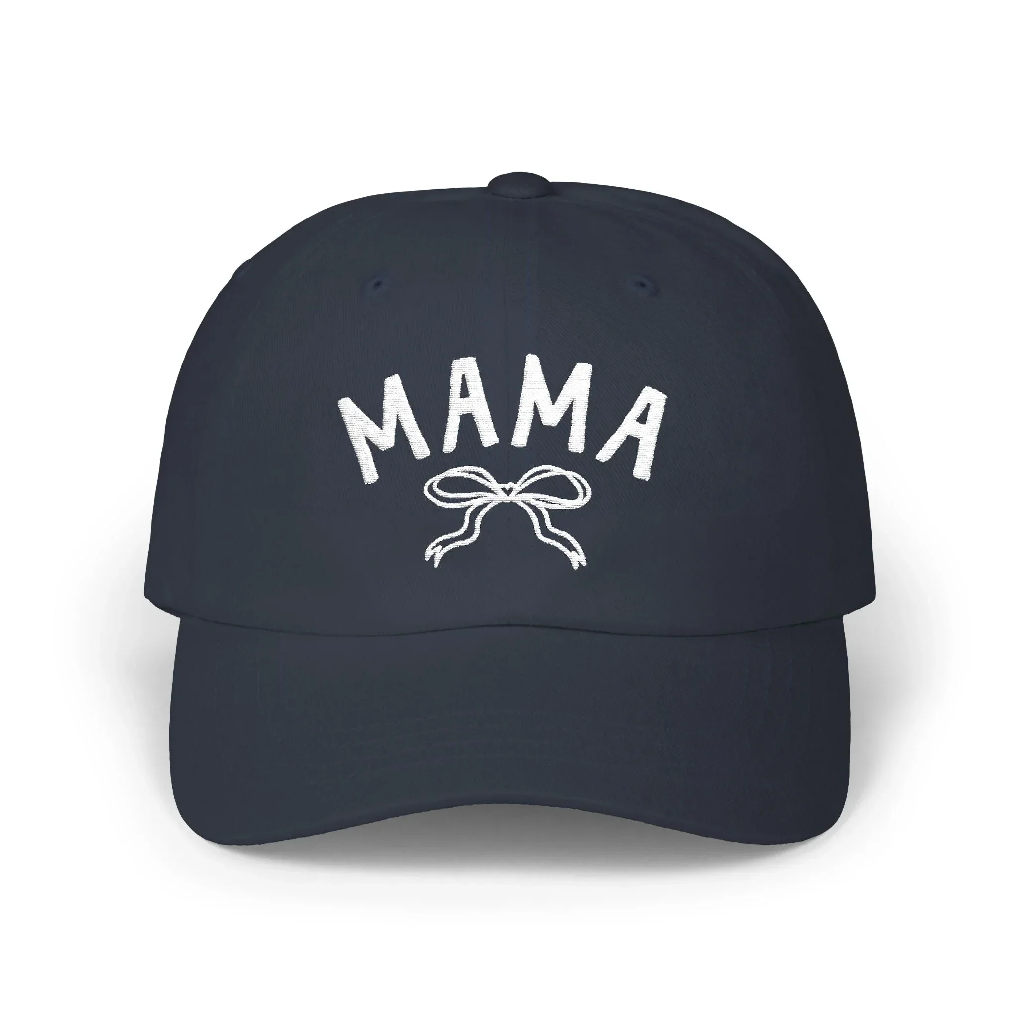 Cute Mama Embroidered Hat with Bow - Image 5