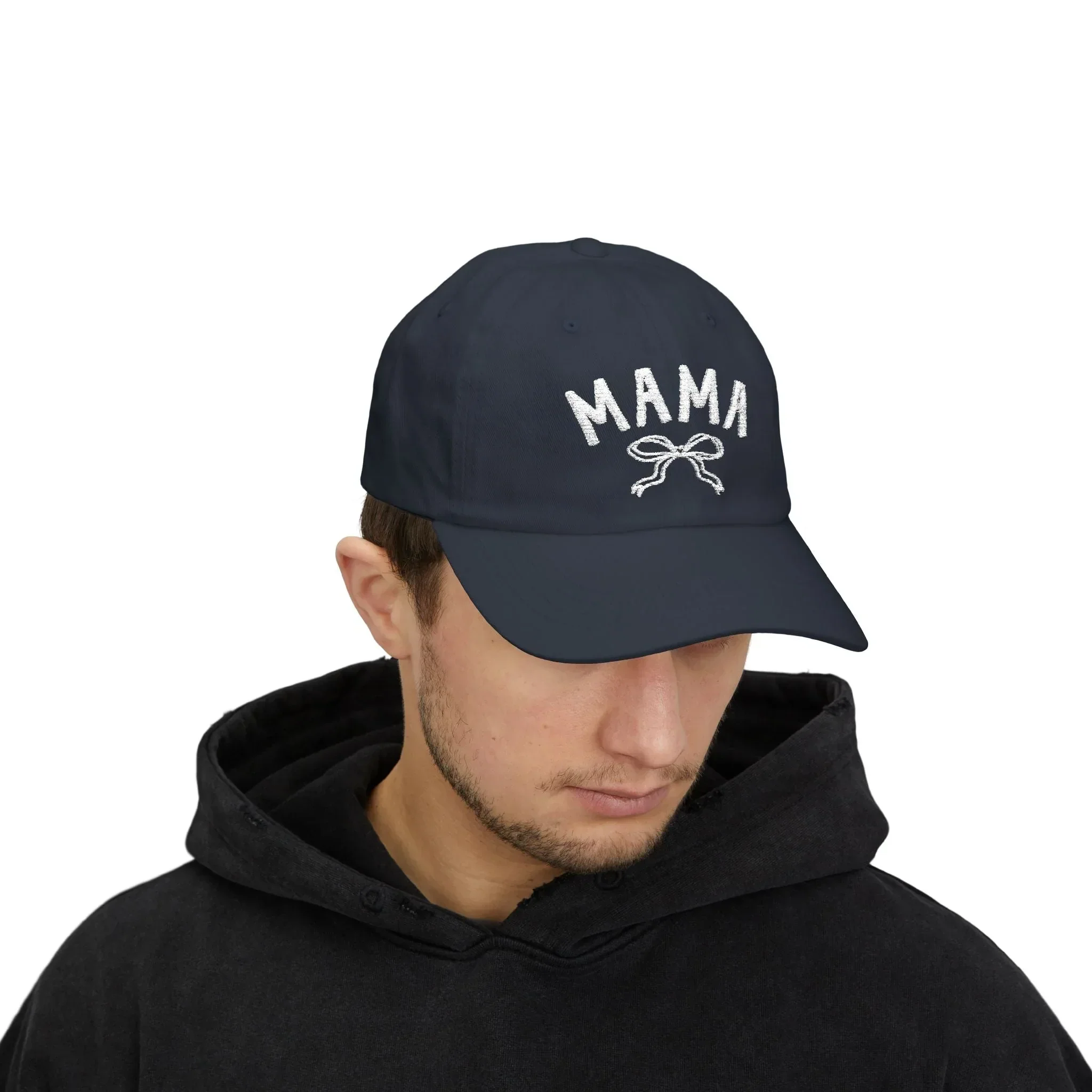 Cute Mama Embroidered Hat with Bow - Image 9