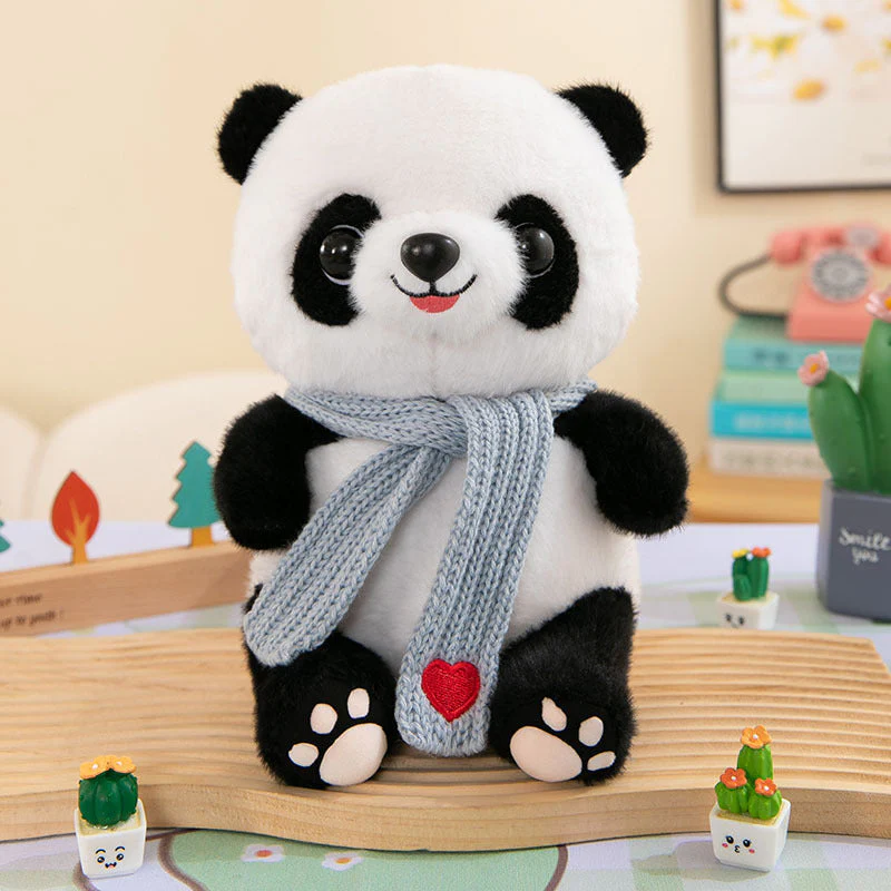 Cute Panda Plush Toy Wearing Clothes - Image 18