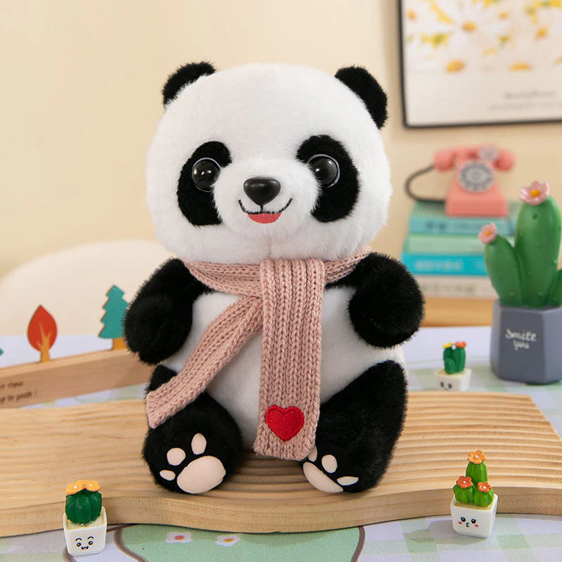 Cute Panda Plush Toy Wearing Clothes - Image 19
