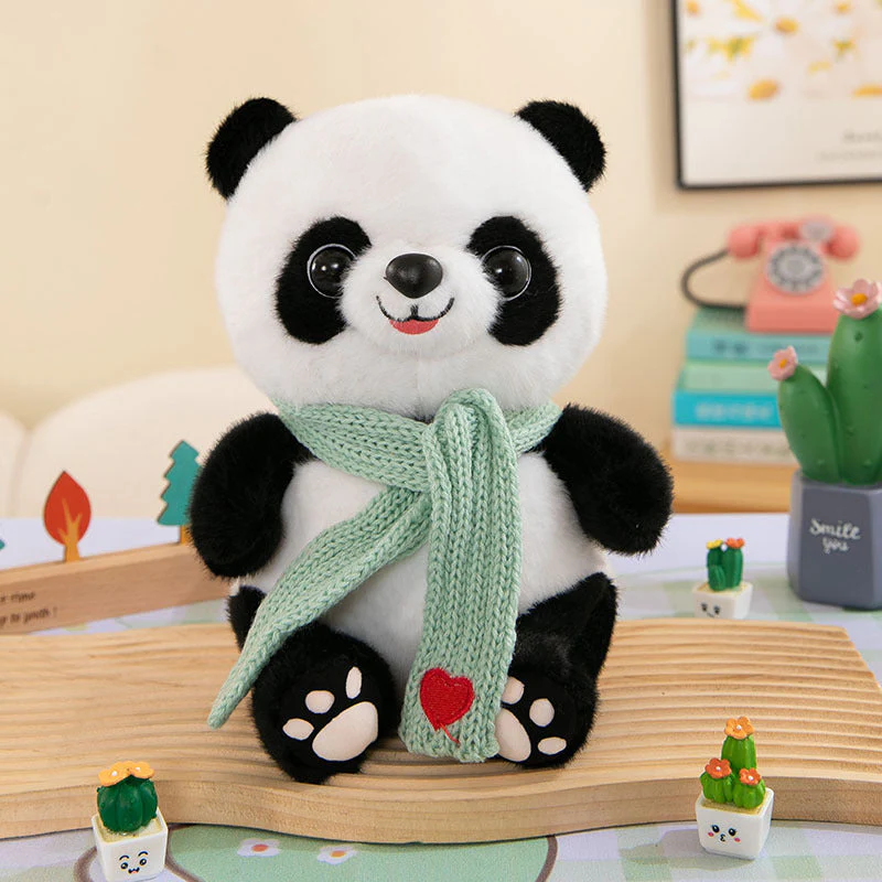 Cute Panda Plush Toy Wearing Clothes - Image 20