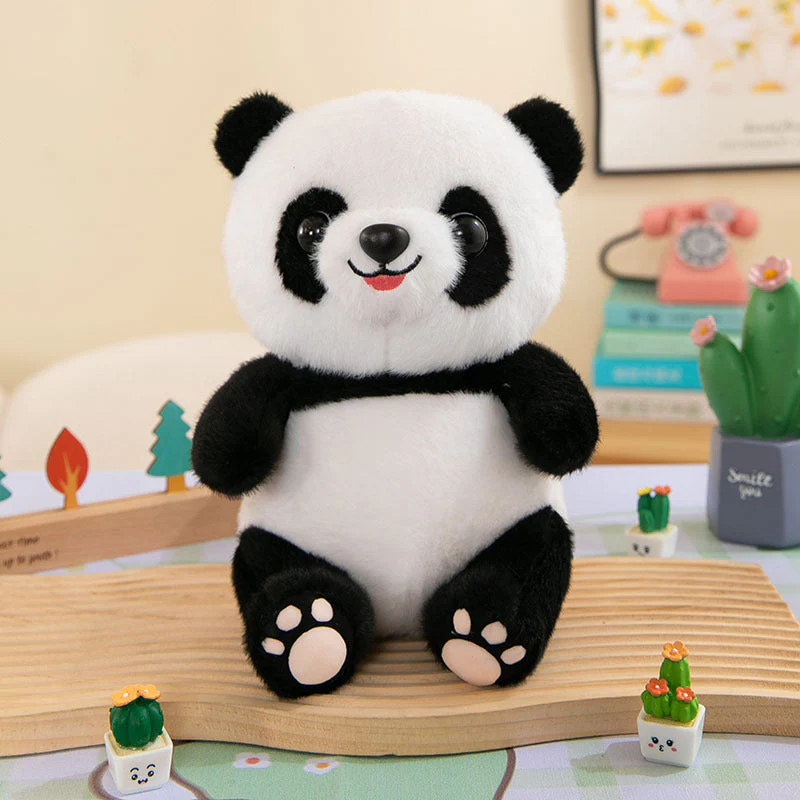 Cute Panda Plush Toy Wearing Clothes - Image 22
