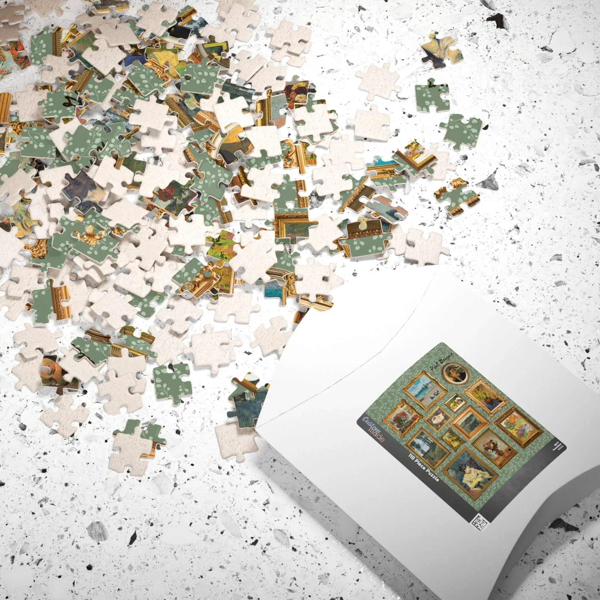 Cute Paul Gauguin Puzzle with Flowers - Image 4