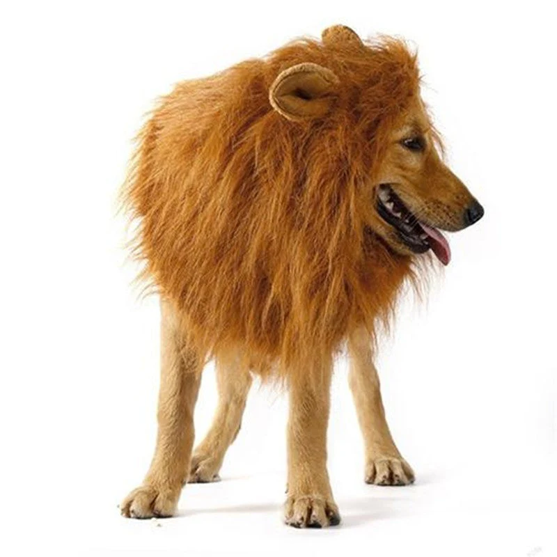 Cute Pet Cosplay Lion Mane Costume - Image 2
